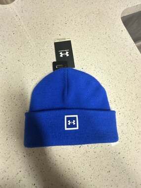 Under Armour Youth Beanie Hat OSFM Blue 1373114